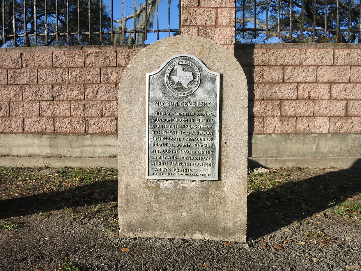 </p>
<p>Munson Cemetery Historical Commission marker